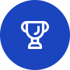 A trophy icon signifying reaching your daily goal